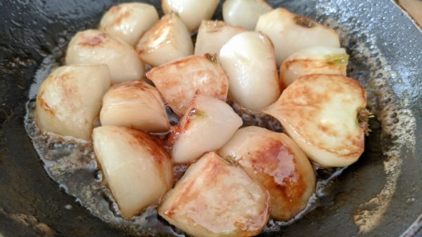 Navets caramélisés tout simples